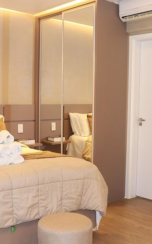 Studio à venda com 30m², 1 quarto e 1 vagaSala - Dormitório