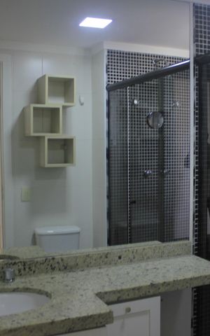 Apartamento à venda com 134m², 3 quartos e 2 vagasBanheiro da Suíte