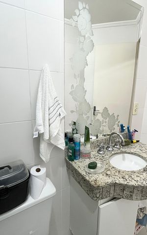 Apartamento à venda com 68m², 2 quartos e 2 vagas Apartamento à venda com 68m², 2 quartos e 2 vagasBanheiro 2