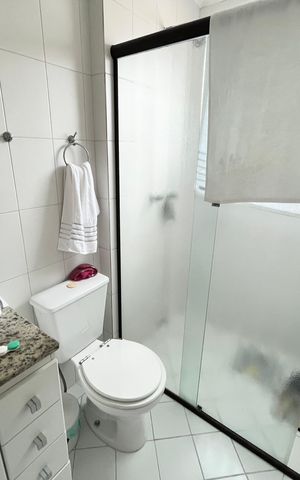Apartamento à venda com 68m², 2 quartos e 2 vagas Apartamento à venda com 68m², 2 quartos e 2 vagasBanheiro 1