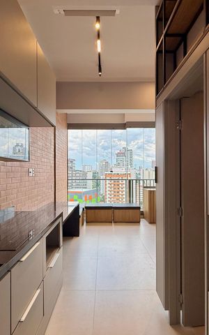 Studio para alugar com 29m², 1 quarto e sem vaga Studio para alugar com 29m², 1 quarto e sem vagaCozinha