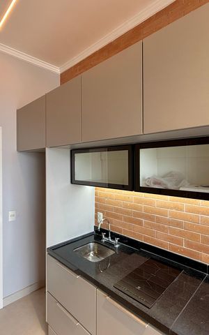 Studio para alugar com 29m², 1 quarto e sem vaga Studio para alugar com 29m², 1 quarto e sem vagaCozinha