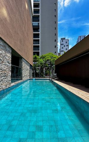 Studio para alugar com 29m², 1 quarto e sem vaga Studio para alugar com 29m², 1 quarto e sem vagaPiscina