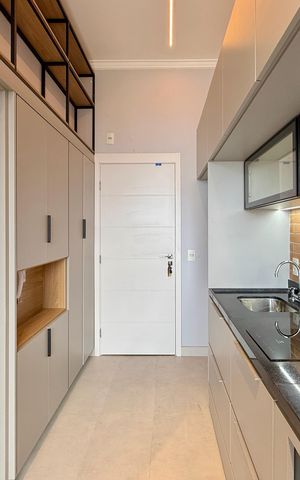 Studio para alugar com 29m², 1 quarto e sem vaga Studio para alugar com 29m², 1 quarto e sem vagaCozinha