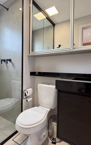 Apartamento à venda com 120m², 3 quartos e 2 vagas Apartamento à venda com 120m², 3 quartos e 2 vagasBanheiro Suíte 2