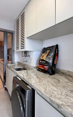 Apartamento à venda com 120m², 3 quartos e 2 vagas Apartamento à venda com 120m², 3 quartos e 2 vagasÁrea de Serviço