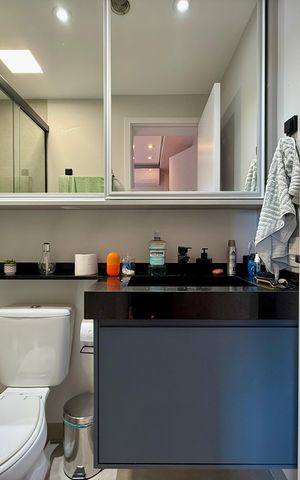 Apartamento à venda com 120m², 3 quartos e 2 vagas Apartamento à venda com 120m², 3 quartos e 2 vagasBanheiro Suíte 1