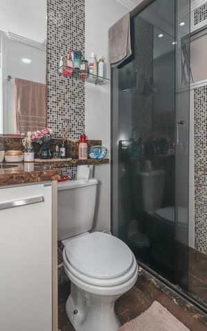 Apartamento à venda com 69m², 3 quartos e 1 vagaBanheiro da Suíte