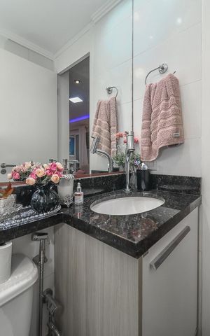 Apartamento à venda com 69m², 3 quartos e 1 vagaBanheiro Social