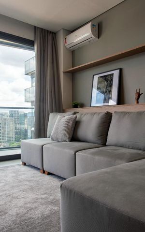 Apartamento à venda com 57m², 1 quarto e 1 vaga Apartamento à venda com 57m², 1 quarto e 1 vagaSala