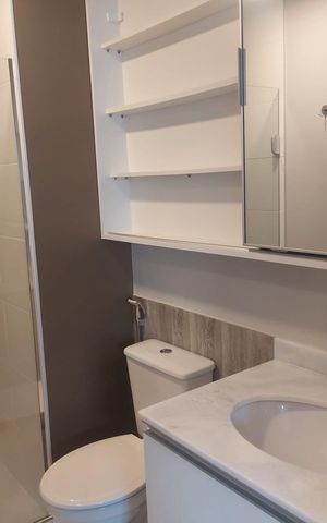 Studio à venda com 25m², 1 quarto e sem vaga Studio à venda com 25m², 1 quarto e sem vagaBanheiro
