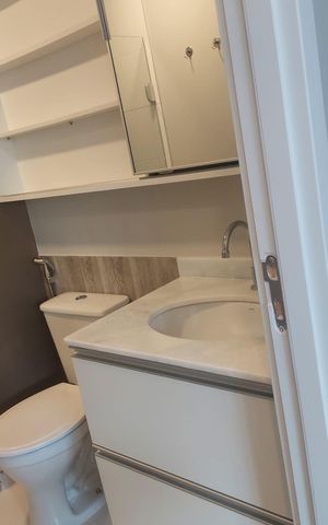 Studio à venda com 25m², 1 quarto e sem vaga Studio à venda com 25m², 1 quarto e sem vagaBanheiro
