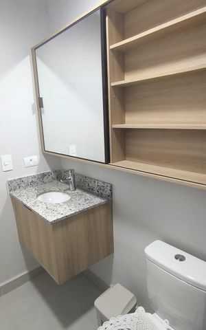 Apartamento para alugar com 42m², 1 quarto e 1 vaga