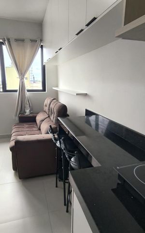 Apartamento para alugar com 42m², 1 quarto e 1 vaga