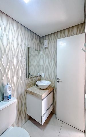 Apartamento à venda com 58m², 2 quartos e 1 vagaBanheiro