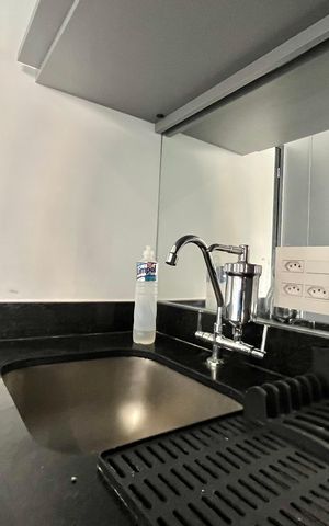 Studio para alugar com 21m², 1 quarto e sem vaga Studio para alugar com 21m², 1 quarto e sem vagaCozinha