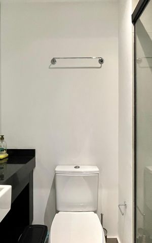 Studio para alugar com 21m², 1 quarto e sem vaga Studio para alugar com 21m², 1 quarto e sem vagaBanheiro