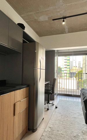 Studio para alugar com 21m², 1 quarto e sem vaga Studio para alugar com 21m², 1 quarto e sem vagaCozinha