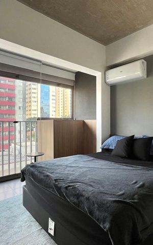 Studio para alugar com 21m², 1 quarto e sem vaga Studio para alugar com 21m², 1 quarto e sem vagaSala/Quarto