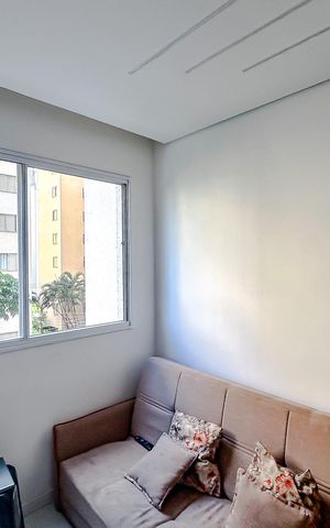 Apartamento para alugar com 40m², 2 quartos e sem vagaSala