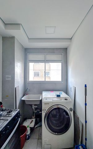 Apartamento para alugar com 40m², 2 quartos e sem vagaCozinha e Área de Serviço