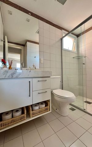 Apartamento para alugar com 112m², 3 quartos e 2 vagasBanheiro