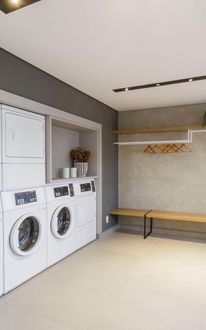 Studio para alugar com 25m², 1 quarto e sem vaga Studio para alugar com 25m², 1 quarto e sem vagaLavanderia