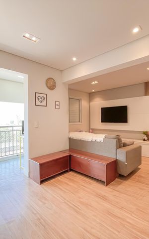 Apartamento à venda com 63m², 2 quartos e 1 vaga Apartamento à venda com 63m², 2 quartos e 1 vagaSala