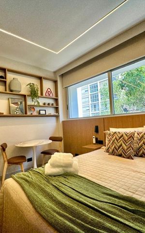 Apartamento à venda com 21m², 1 quarto e sem vaga Apartamento à venda com 21m², 1 quarto e sem vagaSala/Quarto
