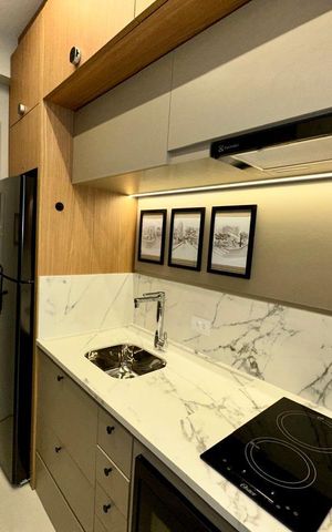 Apartamento à venda com 21m², 1 quarto e sem vaga Apartamento à venda com 21m², 1 quarto e sem vagaCozinha