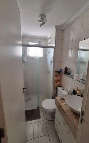 Apartamento à venda com 48m², 2 quartos e 1 vaga Apartamento à venda com 48m², 2 quartos e 1 vagaBanheiro