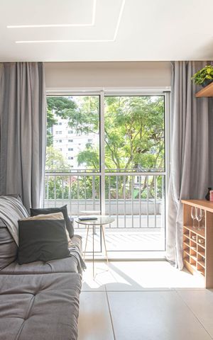 Apartamento à venda com 27m², 1 quarto e sem vaga Apartamento à venda com 27m², 1 quarto e sem vagaSala - Cozinha Integrada