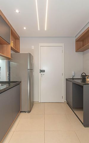 Apartamento à venda com 27m², 1 quarto e sem vaga Apartamento à venda com 27m², 1 quarto e sem vagaSala - Cozinha Integrada