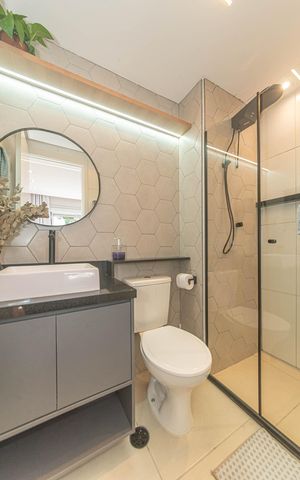 Apartamento à venda com 27m², 1 quarto e sem vaga Apartamento à venda com 27m², 1 quarto e sem vagaBanheiro