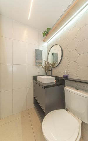 Apartamento à venda com 27m², 1 quarto e sem vaga Apartamento à venda com 27m², 1 quarto e sem vagaBanheiro