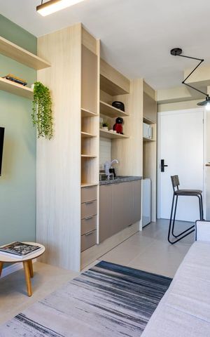 Apartamento para alugar com 28m², 1 quarto e sem vaga Apartamento para alugar com 28m², 1 quarto e sem vagaSala