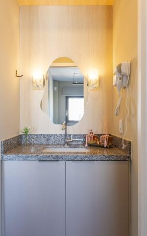 Apartamento para alugar com 28m², 1 quarto e sem vaga Apartamento para alugar com 28m², 1 quarto e sem vagaBanheiro