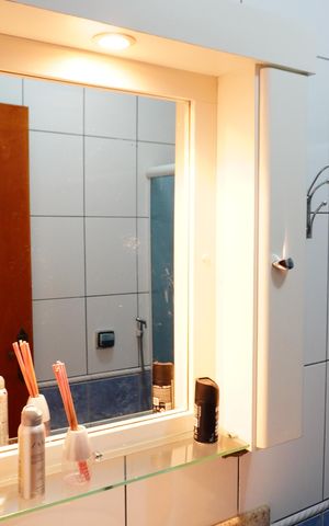 Casa de condomínio para alugar com 600m², 5 quartos e 6 vagasBanheiro da Suíte