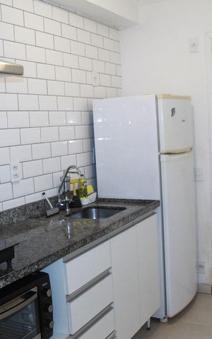 Studio à venda com 25m², 1 quarto e sem vagaCozinha