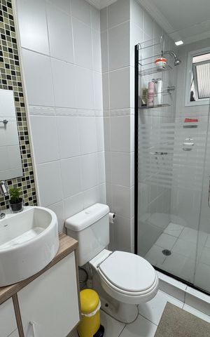 Apartamento à venda com 82m², 2 quartos e 2 vagas Apartamento à venda com 82m², 2 quartos e 2 vagasBanheiro 2