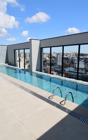 Studio à venda com 45m², 1 quarto e 1 vagaÁrea comum - Piscina