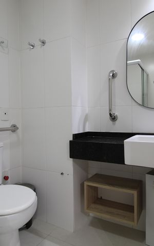 Studio à venda com 27m², 1 quarto e sem vagaBanheiro