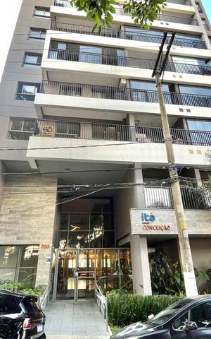 Studio à venda com 28m², 1 quarto e sem vaga Studio à venda com 28m², 1 quarto e sem vagaFachada