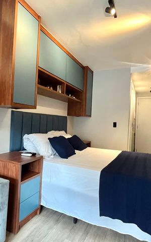 Studio à venda com 28m², 1 quarto e sem vaga Studio à venda com 28m², 1 quarto e sem vagaSala/Quarto