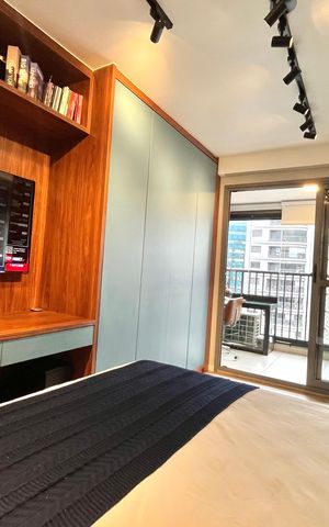 Studio à venda com 28m², 1 quarto e sem vaga Studio à venda com 28m², 1 quarto e sem vagaSala/Quarto
