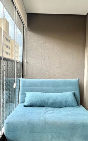 Studio à venda com 28m², 1 quarto e sem vaga Studio à venda com 28m², 1 quarto e sem vagaVaranda