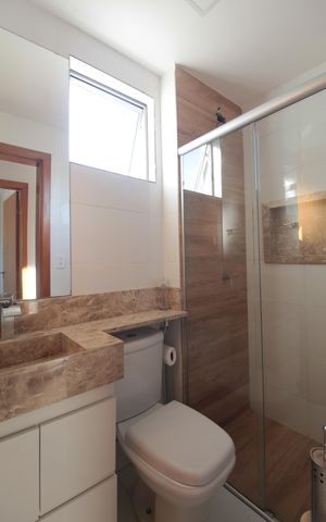 Apartamento para alugar com 90m², 2 quartos e 1 vagaBanheiro Social