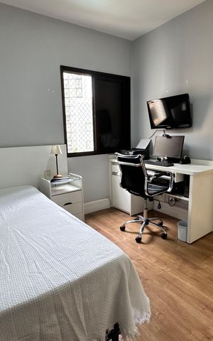 Apartamento à venda com 132m², 3 quartos e 3 vagasQuarto 2
