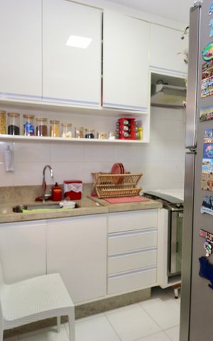 Casa de condomínio para alugar com 72m², 3 quartos e 2 vagas Casa de condomínio para alugar com 72m², 3 quartos e 2 vagasCozinha