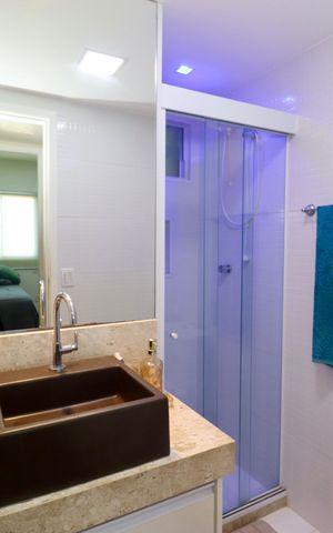 Casa de condomínio para alugar com 72m², 3 quartos e 2 vagas Casa de condomínio para alugar com 72m², 3 quartos e 2 vagasBanheiro